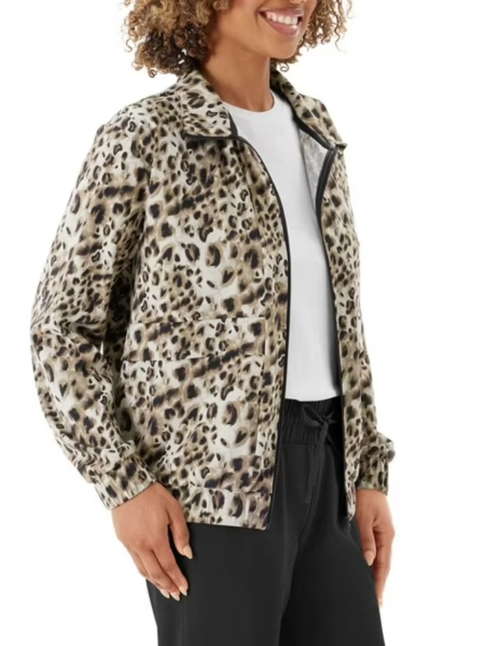 NWOT! Member's Mark Women's Travel Jacket Animal Print Size M